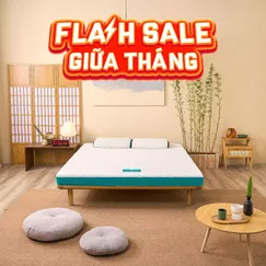Nệm foam Nhật Bản Aeroflow Standard nâng đỡ cơ thể dày 12cm