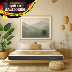 Nệm cao su đa tầng Kim Cương Stella dày 15cm