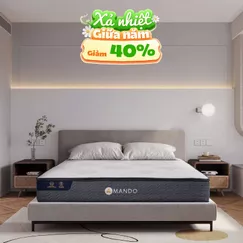 Nệm lò xo Amando Elite Original túi độc lập tiêu chuẩn khách sạn 5 sao dày 23cm