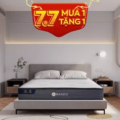 Nệm lò xo Amando Elite Original túi độc lập tiêu chuẩn khách sạn 5 sao dày 23cm