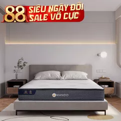 Nệm lò xo Amando Elite Original túi độc lập tiêu chuẩn khách sạn 5 sao dày 23cm