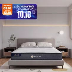 Nệm lò xo Amando Elite Original túi độc lập tiêu chuẩn khách sạn 5 sao dày 23cm