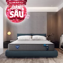 Nệm lò xo Spring Air Back Supporter Firm hỗ trợ nâng đỡ dày 25cm