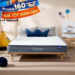Nệm lò xo Goodnight Magic giá tốt dày 20cm
