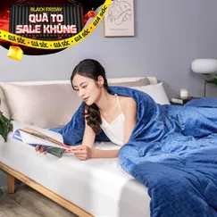 Chăn đông lông thỏ mềm mịn giữ ấm Amando Warm