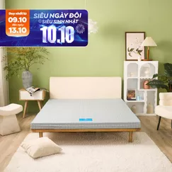 Nệm bông ép Wonjun Pure & Fresh dày 5/9cm gấp 3