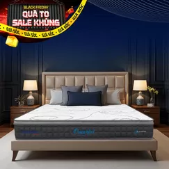 [Mới - Độc quyền] Nệm lò xo túi độc lập 3 vùng Dunlopillo de.Stress Powerful