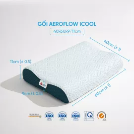 Gối Aeroflow iCool làm mát công thái học