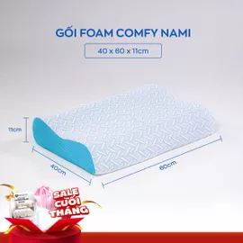 Gối foam Comfy Nami công thái học