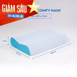 Gối foam Comfy Nami công thái học (BST Ngủ Mát)