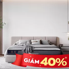 Nệm lò xo Amando Elite Original túi độc lập tiêu chuẩn khách sạn 5 sao dày 23cm