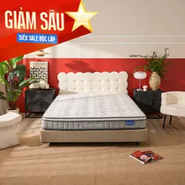 Nệm lò xo Goodnight Sleep Wave giảm tiếng ồn dày 20cm
