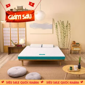 Nệm foam Nhật Bản Aeroflow Standard nâng đỡ cơ thể dày 12cm