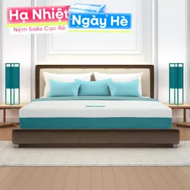 Nệm foam Nhật Bản Aeroflow Wave massage toàn diện dày 20cm