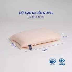 Gối Cao Su Liên Á Oval đàn hồi cao