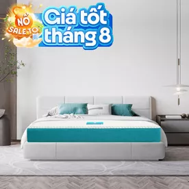 Nệm foam Nhật Bản Aeroflow Fit Plus kháng khuẩn dày 20cm