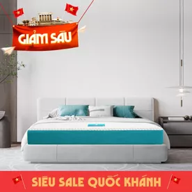 Nệm foam Nhật Bản Aeroflow Fit Plus kháng khuẩn dày 20cm