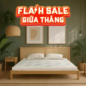 Nệm cao su thiên nhiên Gummi Classic thế hệ mới dày 5/10/15cm