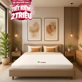 Nệm cao su Gummi 7zones nhập khẩu dày 12cm