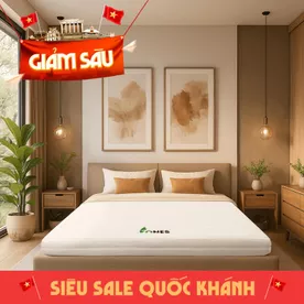 Nệm cao su Gummi 7zones nhập khẩu dày 12cm