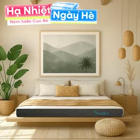 Nệm cao su đa tầng Kim Cương Stella dày 15cm