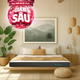 Nệm cao su đa tầng Kim Cương Stella dày 15cm