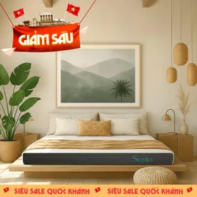 Nệm cao su đa tầng Kim Cương Stella dày 15cm
