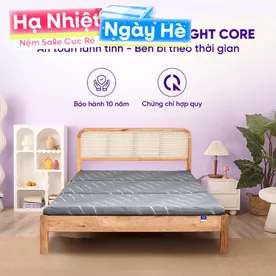 Nệm foam Goodnight Akita gấp 3 dày 8cm