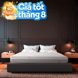 Nệm foam làm mát, kháng khuẩn nâng đỡ 5 vùng Comfy Lux 1.0