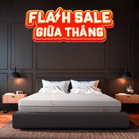 Nệm foam làm mát, kháng khuẩn nâng đỡ 5 vùng Comfy Lux 1.0