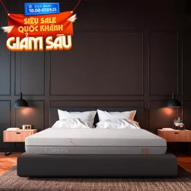 Nệm foam làm mát, kháng khuẩn nâng đỡ 5 vùng Comfy Lux 1.0