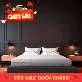 Nệm foam làm mát, kháng khuẩn nâng đỡ 5 vùng Comfy Lux 1.0