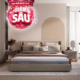 Nệm foam Comfy Cloud 3.0 cân bằng trọng lực dày 18cm