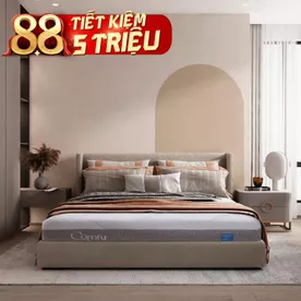 Nệm foam Comfy Cloud 3.0 cân bằng trọng lực dày 18cm