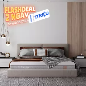 [Giảm thêm 1 triệu] Nệm foam Comfy Lux 2.0 cao cấp kháng khuẩn kép dày 22cm