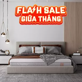 Nệm foam Comfy Lux 2.0 cao cấp kháng khuẩn kép dày 22cm