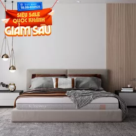 Nệm foam Comfy Lux 2.0 cao cấp kháng khuẩn kép dày 22cm