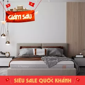 Nệm foam Comfy Lux 2.0 cao cấp kháng khuẩn kép dày 22cm