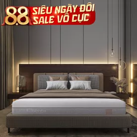 Nệm foam Comfy Lux 3.0 cao cấp tương thích toàn diện dày 25cm