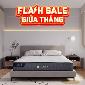 Nệm lò xo Amando Elite Original túi độc lập tiêu chuẩn khách sạn 5 sao dày 23cm