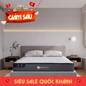 Nệm lò xo Amando Elite Original túi độc lập tiêu chuẩn khách sạn 5 sao dày 23cm