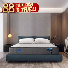 Nệm lò xo Spring Air Back Supporter Firm hỗ trợ nâng đỡ dày 25cm