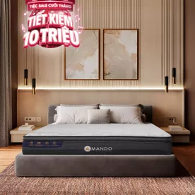 Nệm lò xo làm mát Amando Elite Grand dày 28cm