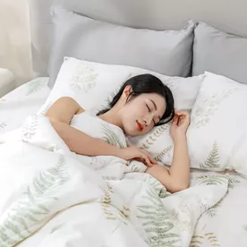 Bộ ga chun tencel Amando Celia 4 chi tiết TP002