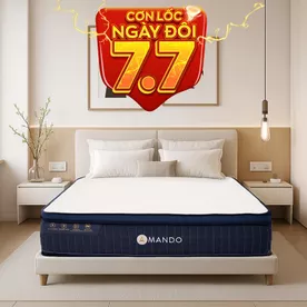 Nệm lò xo Amando Innovation 7 vùng linh hoạt dày 30cm