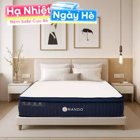 Nệm lò xo Amando Innovation 7 vùng linh hoạt dày 30cm