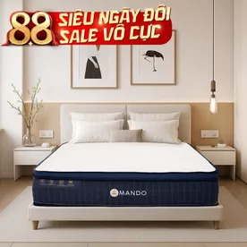 Nệm lò xo Amando Innovation 7 vùng linh hoạt dày 30cm