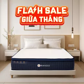 Nệm lò xo Amando Innovation 7 vùng linh hoạt dày 30cm
