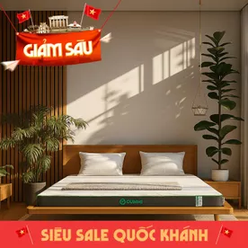 Nệm cao su thiên nhiên Gummi Premium detox giấc ngủ dày 10cm