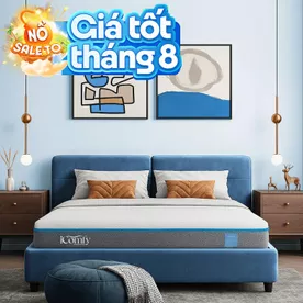 Nệm foam iComfy Coolax massage thoáng mát dày 15cm (BST Ngủ Mát)